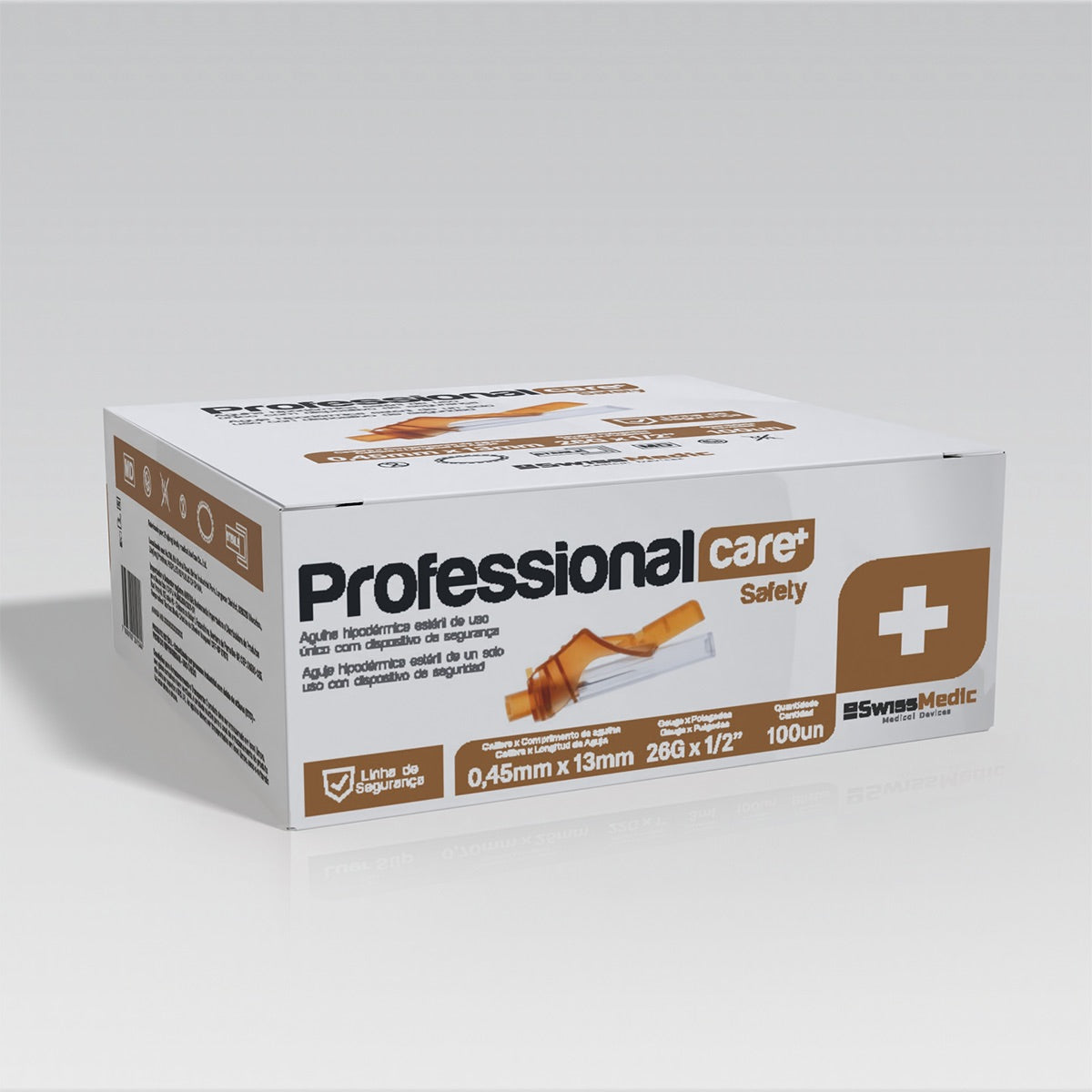 Agulhas Hipodérmicas com Dispositivo de Segurança 0.45mm x 13mm