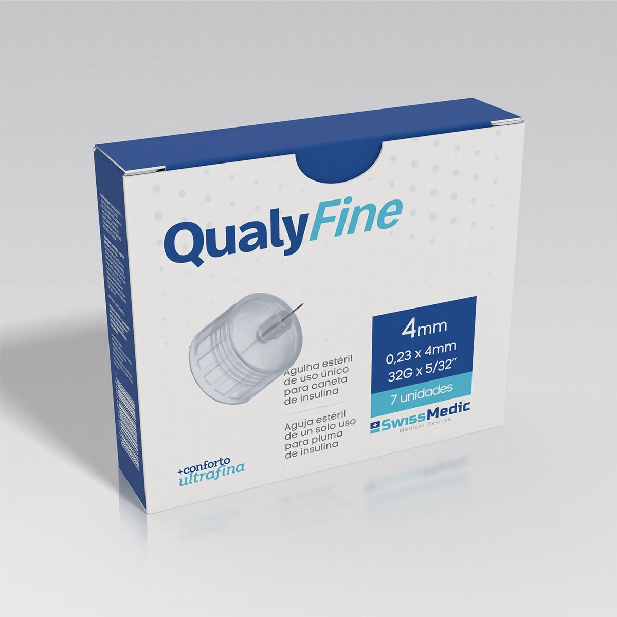 Agulhas para Caneta de Insulina 0,23mm x 4mm