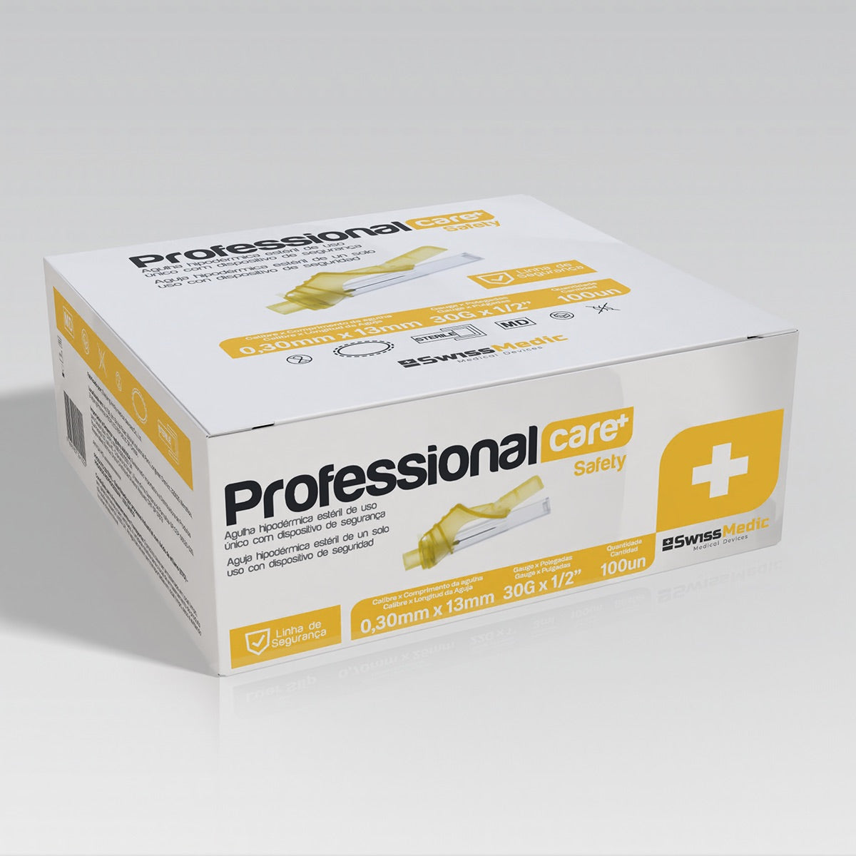 Agulhas Hipodérmicas com Dispositivo de Segurança 0.30mm x 13mm