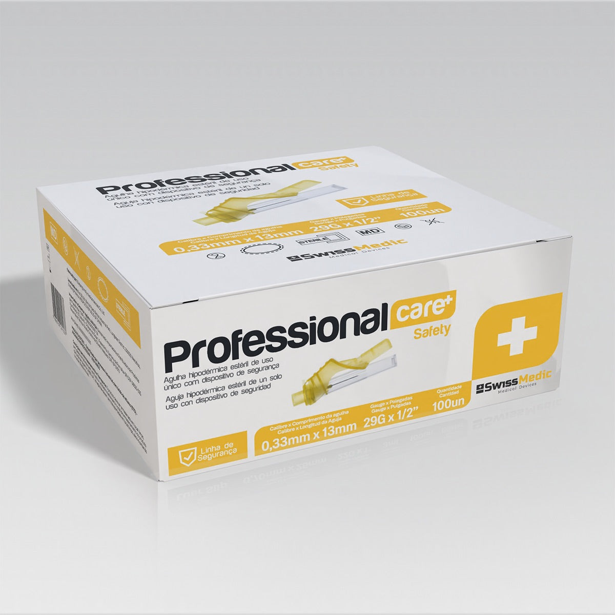 Agulhas Hipodérmicas com Dispositivo de Segurança 0.33mm x 13mm