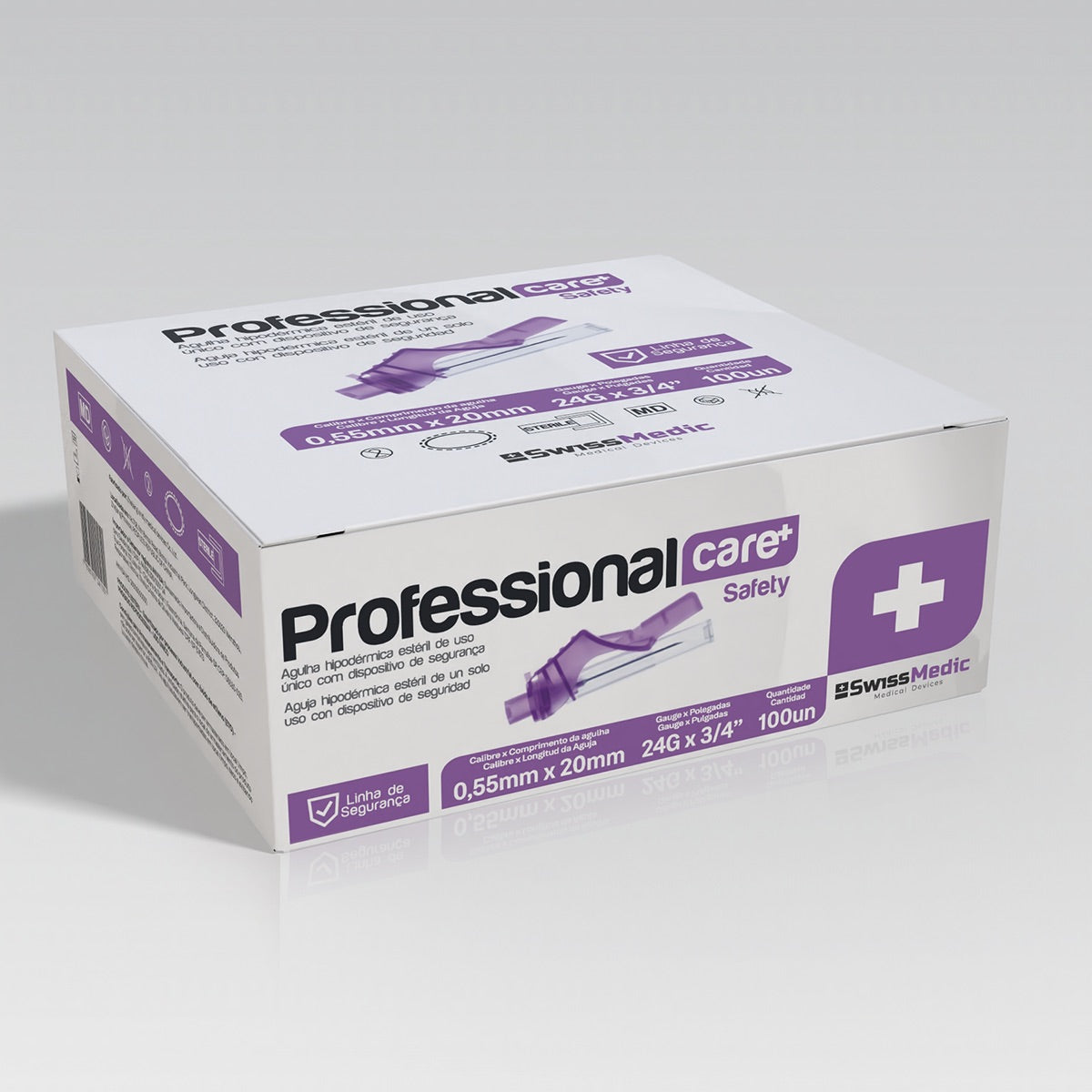 Agulhas Hipodérmicas com Dispositivo de Segurança 0.55mm x 20mm