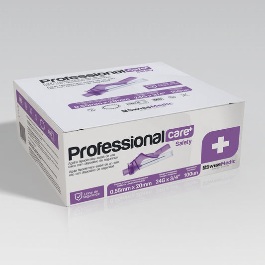 Agulhas Hipodérmicas com Dispositivo de Segurança 0.55mm x 20mm