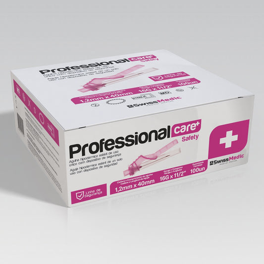 Agulhas Hipodérmicas com Dispositivo de Segurança 1.2mm x 40mm