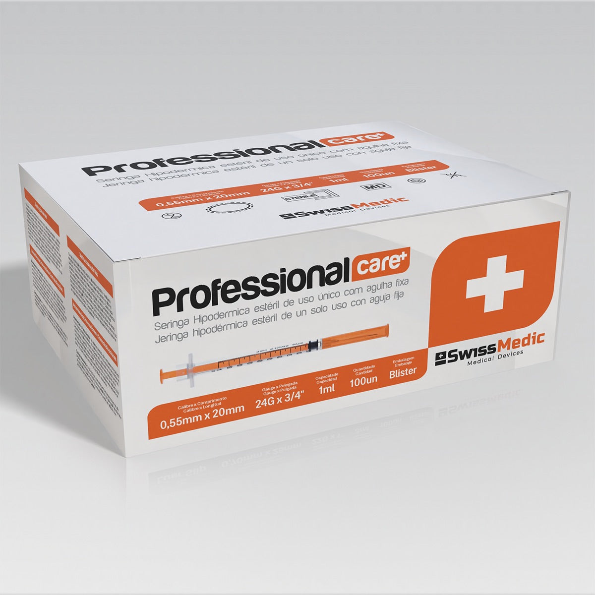 Seringas Hipodérmicas com Agulha 0.55mm x 20mm