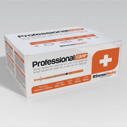 Seringas Hipodérmicas com Agulha 0.55mm x 20mm