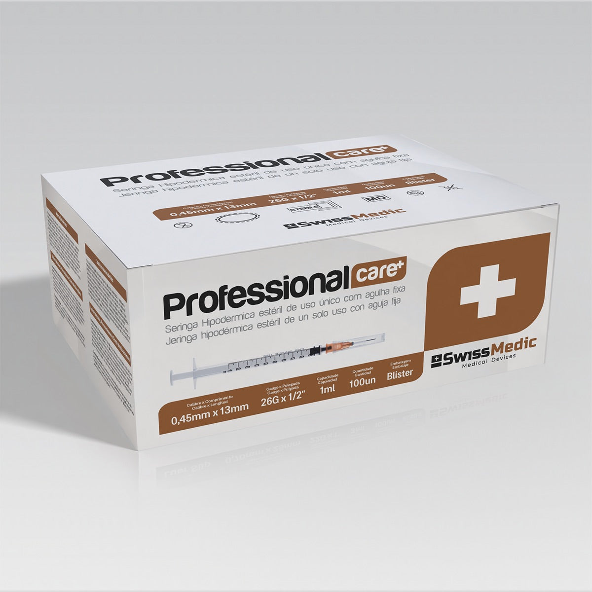 Seringas Hipodérmicas com Agulha 0.45mm x 13mm