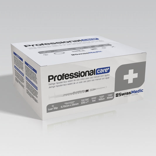 Seringas Hipodérmicas com Agulha Luer Slip