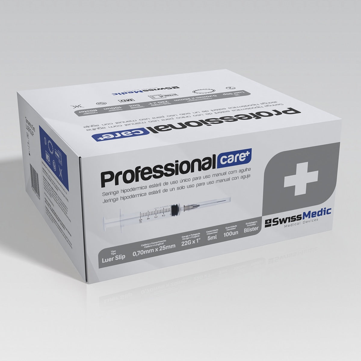 Seringas Hipodérmicas com Agulha Luer Slip